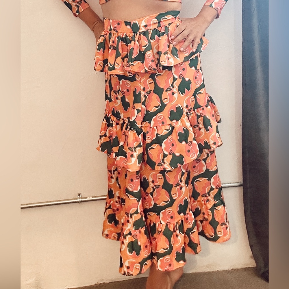 Dazed LA Flounce Skirt
